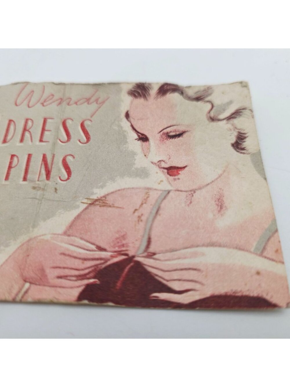 Vintage Wendy Dress Pins Multi-Color Made In England Original Card MCM Sewing - Picture 3 of 8